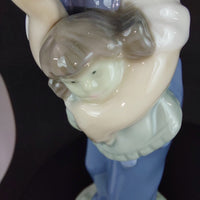 Thumbnail for NAO Lladró Handmade Porcelain Girl -18.5 cm Figurine Collectible Blue Dress -14