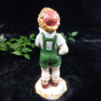 Thumbnail for Vintage Italian Porcelain Figurine Mid Century Bird Boy Damaged Beak Ornament4