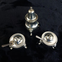 Thumbnail for England Silver Plated Condiment Set 4.5