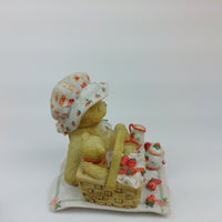 Thumbnail for 1995 Cherished Teddies Boxed Gift Violet Bloom Blessings 156280 Bear Flowers10