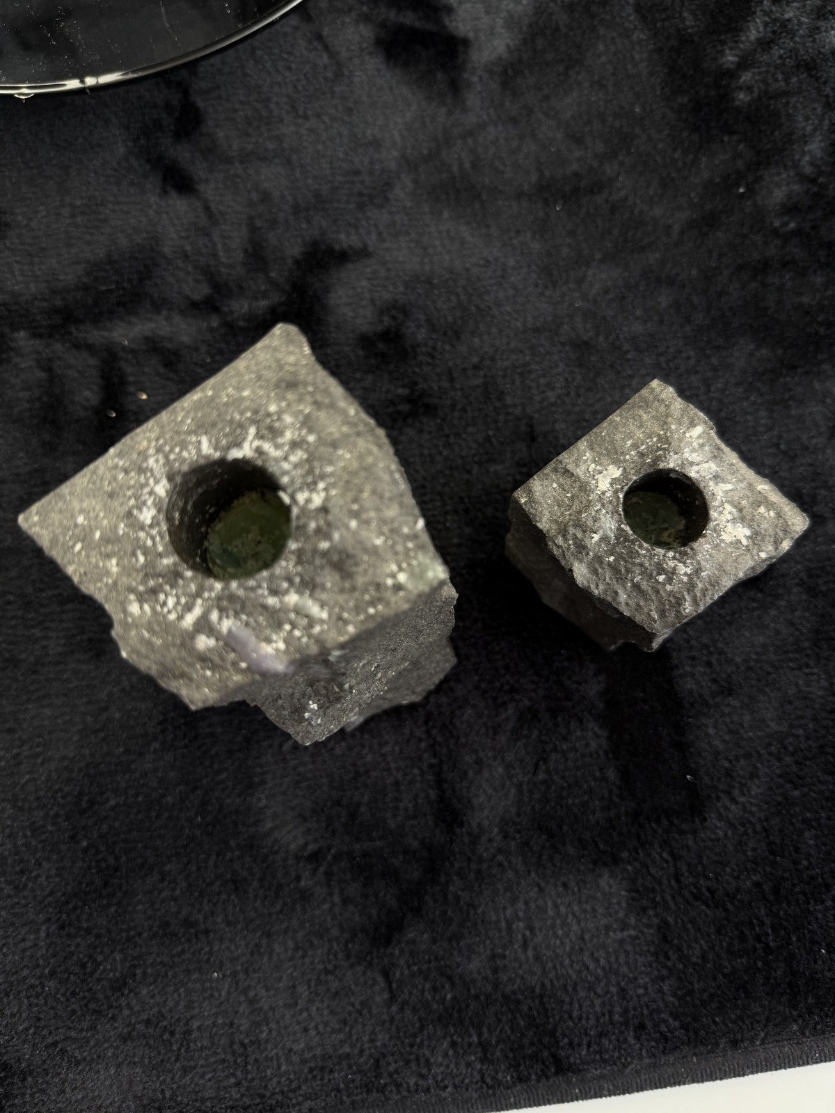 Bording Diabas Swedish Unique HandCrafted Candle Holders Stone Art from Gylsboda9