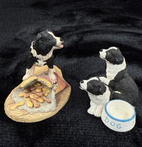 Thumbnail for 2 Fine Border Arts Dog Figurines 