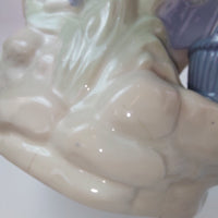 Thumbnail for Nadal Rare, collectable Lady with Basket & Bird Figurine see pictures. 28 c.20