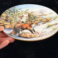 Thumbnail for Spode Wildlife Series Fox Plate Bohemia Deer Czechoslovakia Art Bone Decor China4