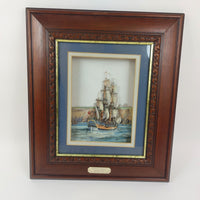 Thumbnail for Framed 3D Art H.M.B. Endeavour  Refit Handcrafted  Signed by Freeman Whitby10