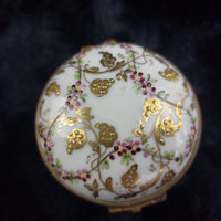 Thumbnail for Le Tallec Paris Grape Vine Porcelain jewellery Box Hand Trinket  Painted France8