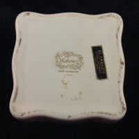 Thumbnail for Blakeney Bone China Square Trinket Box Rose Pink Spray Pattern Stoke-on-Trend7