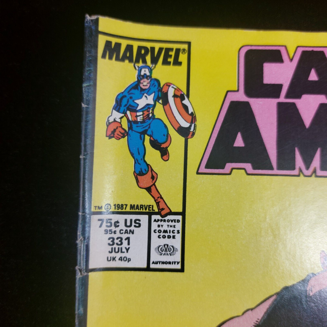 Marvel Comics Captain America 1987 #1987 Vintage Comic Book1