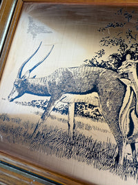 Thumbnail for VINTAGE Copper Etchings framed Animals Wild and Tynemouth Castle - A Perfect Set7