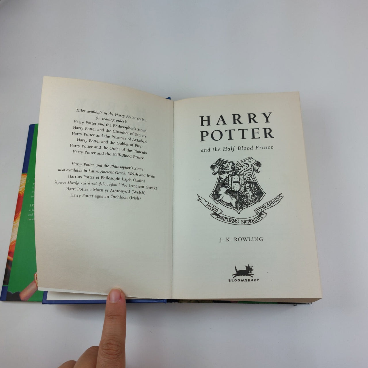 First Edition Potter Harry and the Half-Blood Prince Hardback by J. K. Rowling.13