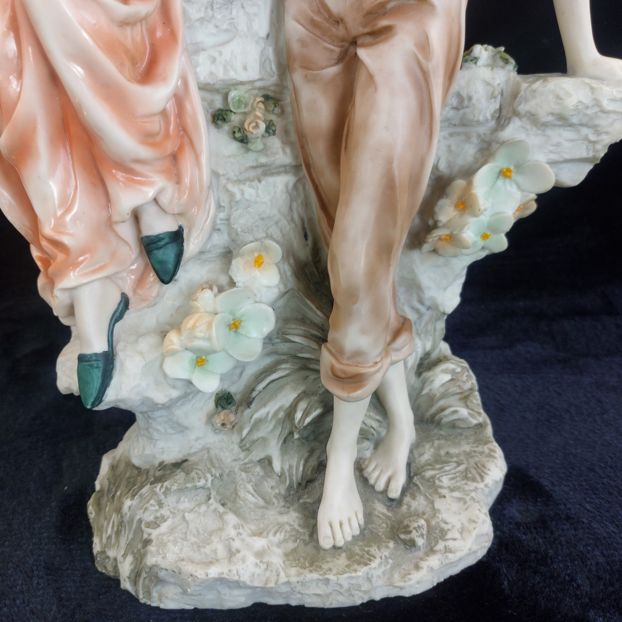 Anina ( La Anna) Collection Italian Alabaster –Couple in Love Figurine  1999. 156