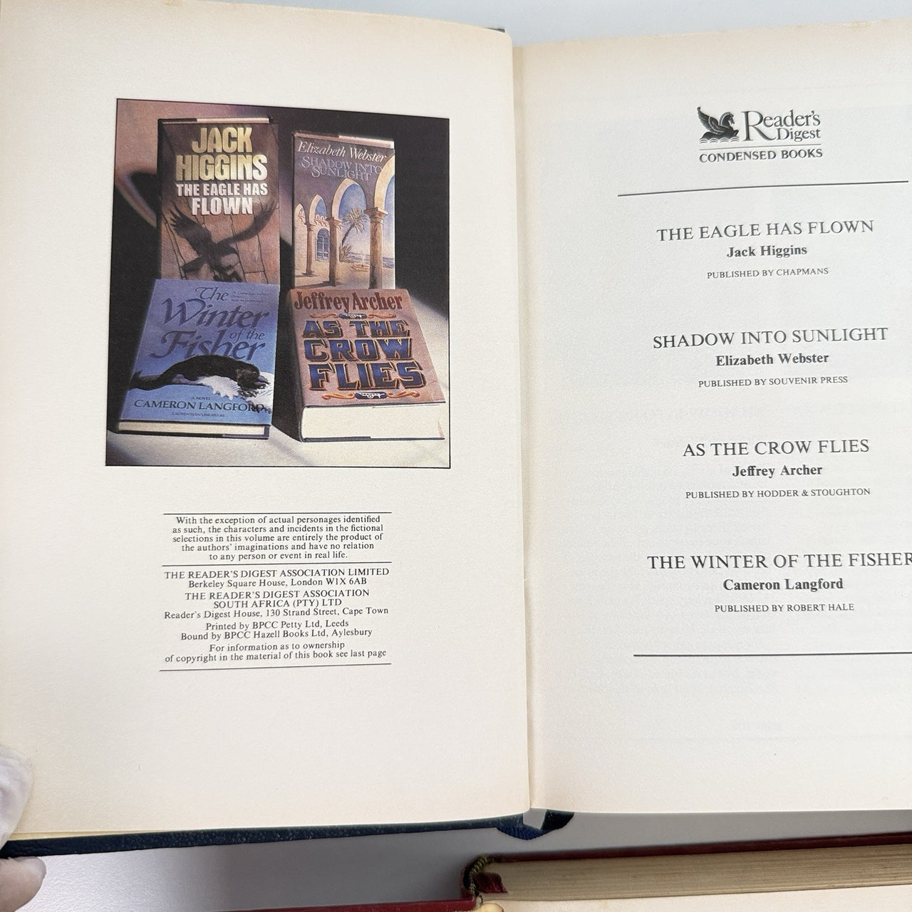 Readers Digest and Odhams 5 Novel Hardbacks Eagle Has Flown Longshot Condensed7