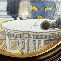 Thumbnail for Royal Copenhagen Carl Larsson Flowers on the Windowsill Framed Porcelain Plate6