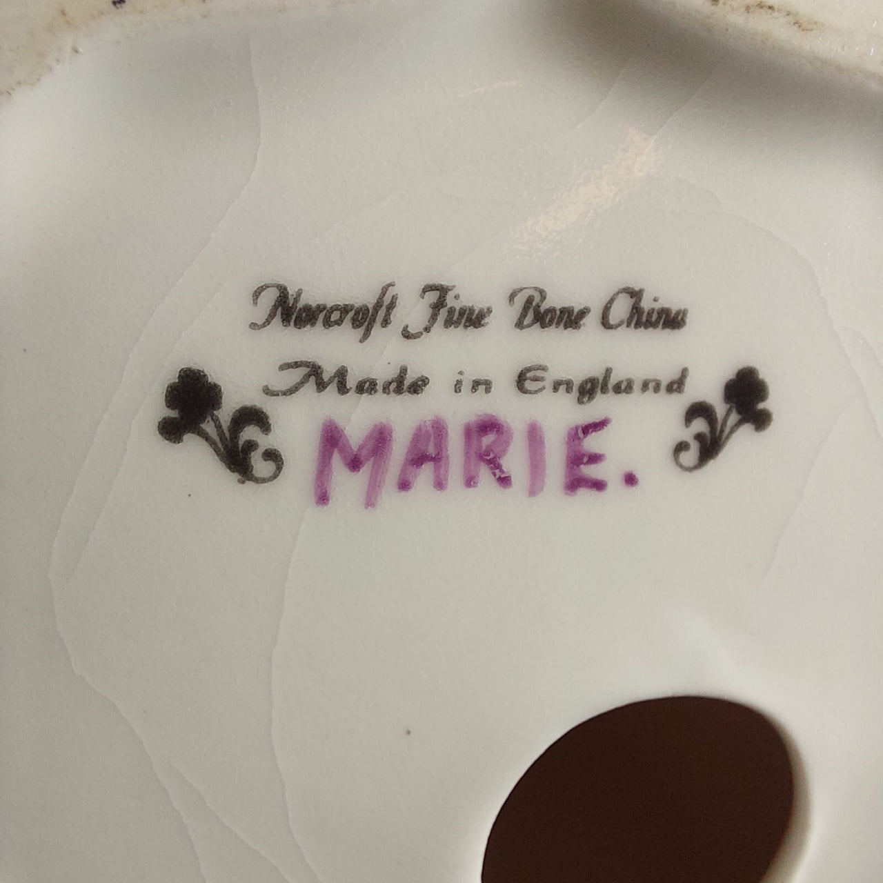 Hidden A Gem: Vintage Norcroft "Marie" Fine Bone China lady Figurine in white2