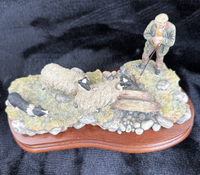 Thumbnail for Border Fine Arts Limited Edition Sheepdog and Shepherd Figurine9