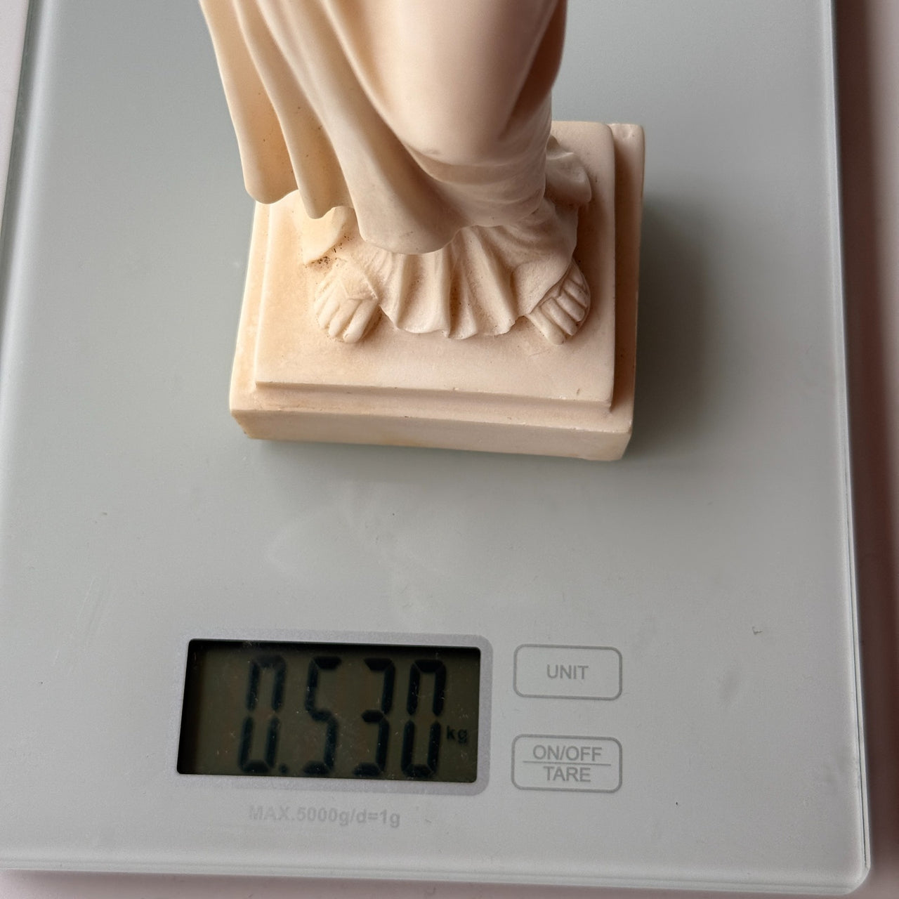 Classical Greek Style Female Figurine gift 22cm Resin Venus Ivory Look Sculpture17