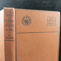 Thumbnail for Political Thought: 1915 The Utilitarians by W.L. Davidson book Home University2