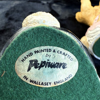 Thumbnail for Rare Vintage Pepinware HandPainted Rabbit Figurines Mr. & Mrs. Flopsy Wallasey14