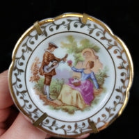 Thumbnail for Limoges Royal Blue  Glaze & Decorative Plate  Miniature Porcelain  Wall 3 Plates17