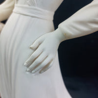 Thumbnail for Studio Bessi G. Lady Figurine Signed Resin, Country, hat damaged 17