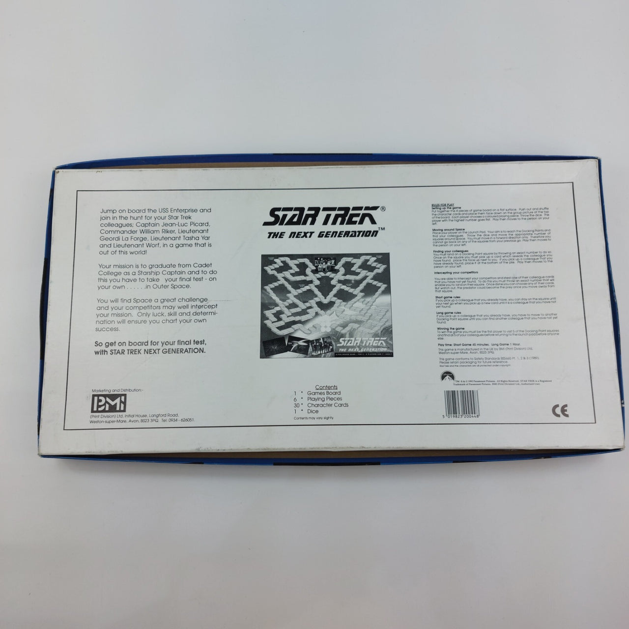 Star 1993 Trek The Next Generation Board Game Version, Opened Never Used Vintage4