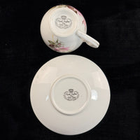 Thumbnail for Royal Grafton Fine Bone China Tea Set Pink Floral 14 Piece England Vintage Gold.5