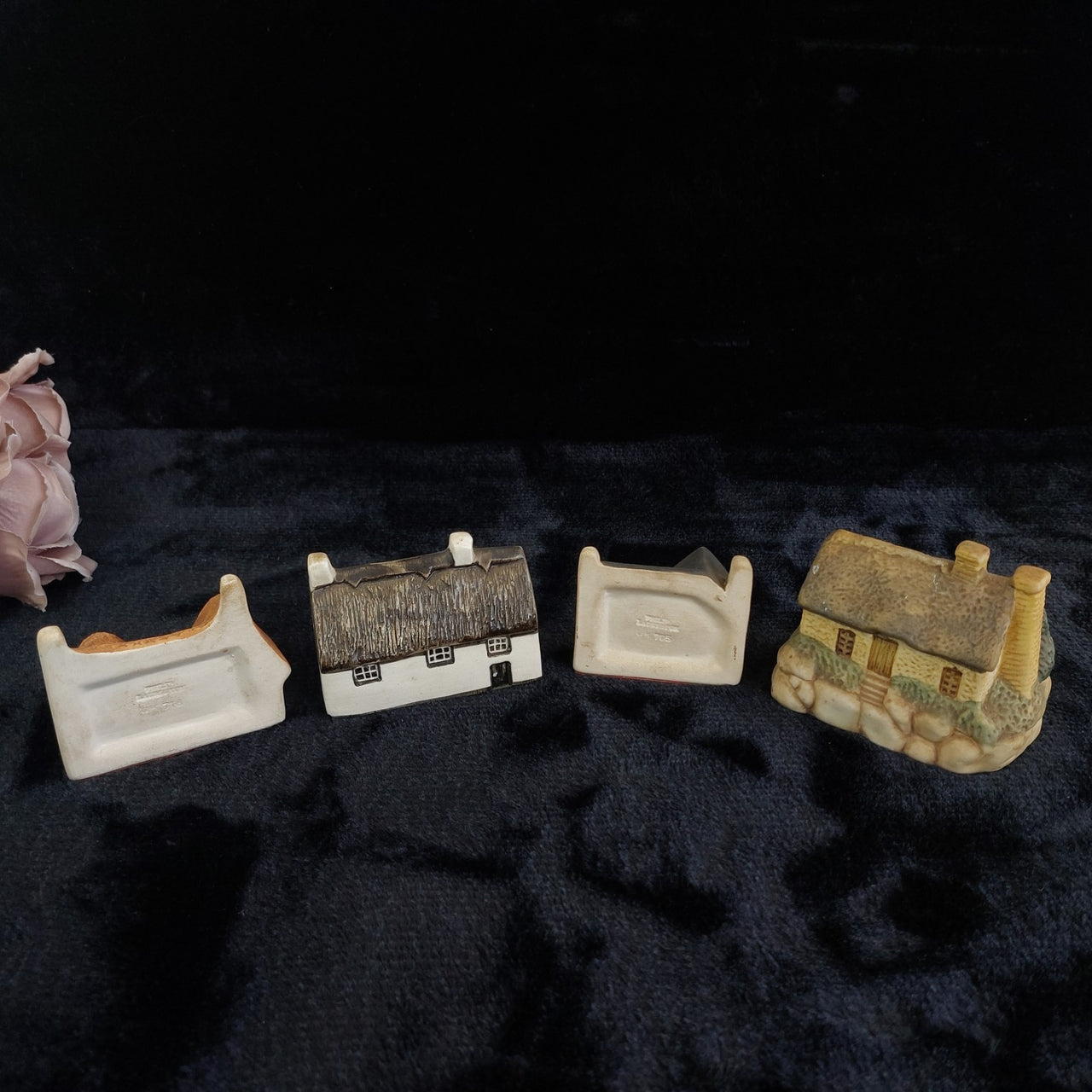 Miniature Bundle Pottery Cottage Tey Terra Crafts Set 4 Miniatures Britain 11
