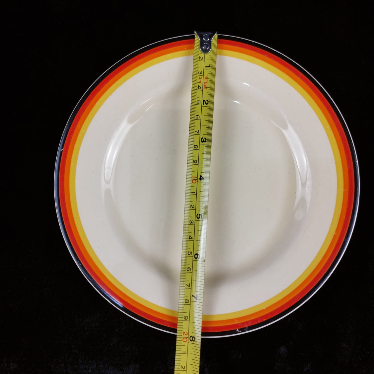 1927-1936 Clarice - Cliff "Bizarre" Plate 8" Rare Newport Pottery England Brand.4