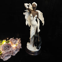 Thumbnail for Florence Armani figurine Night Stars Art Deco Stunning Lady Panther luxury gift10