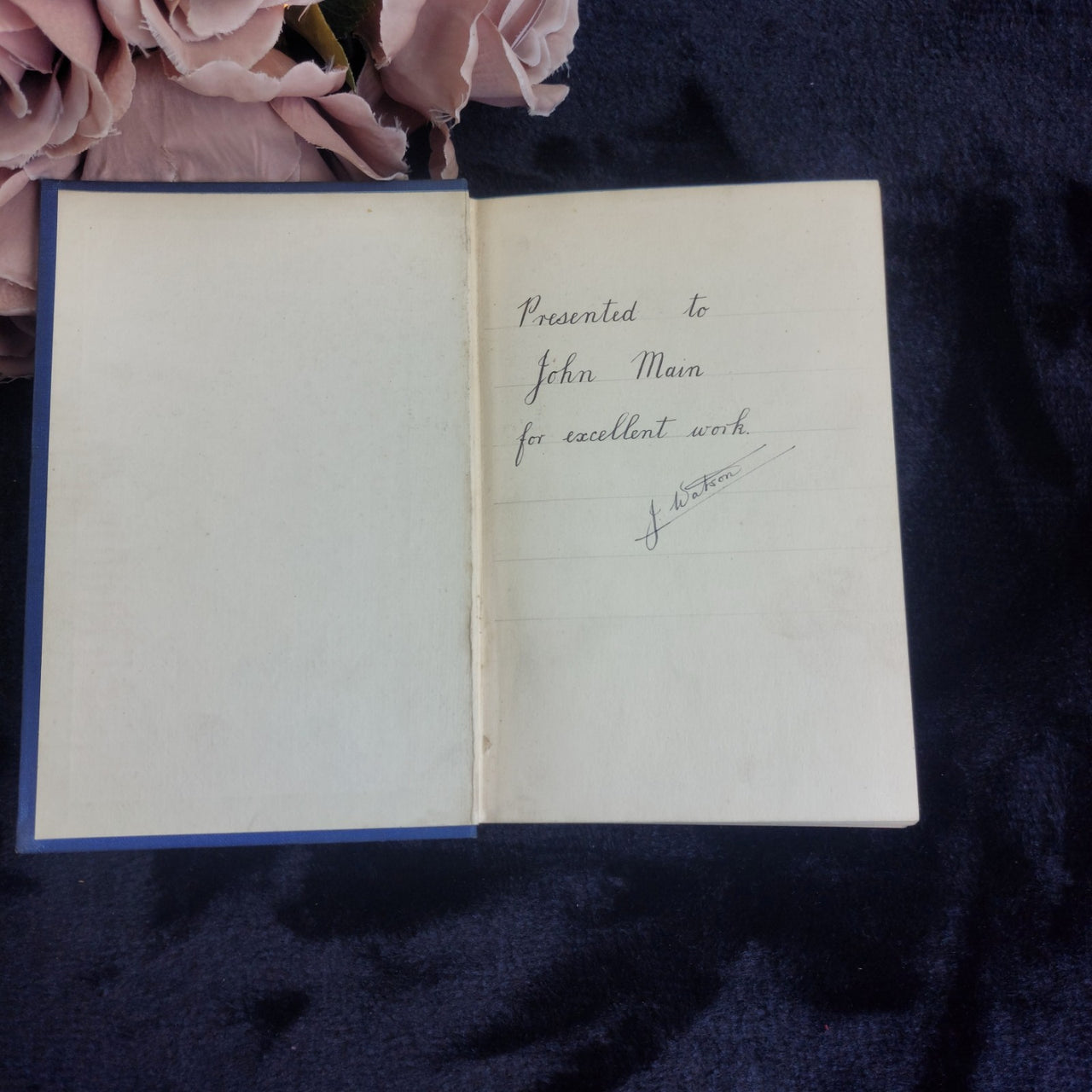 1930s Beauty Black Anna Sewell Illustrated Vintage Book Spine Blue Cloth Display2