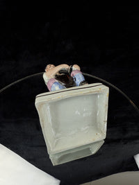Thumbnail for Antique 19th c Staffordshire Porcelain Figurine - Hand-Painted Cobbler Victorian6