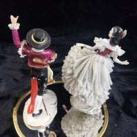 Thumbnail for Alka Dresden Deco German Porcelain Torero Spanish Pair Dancer chip see pics 13
