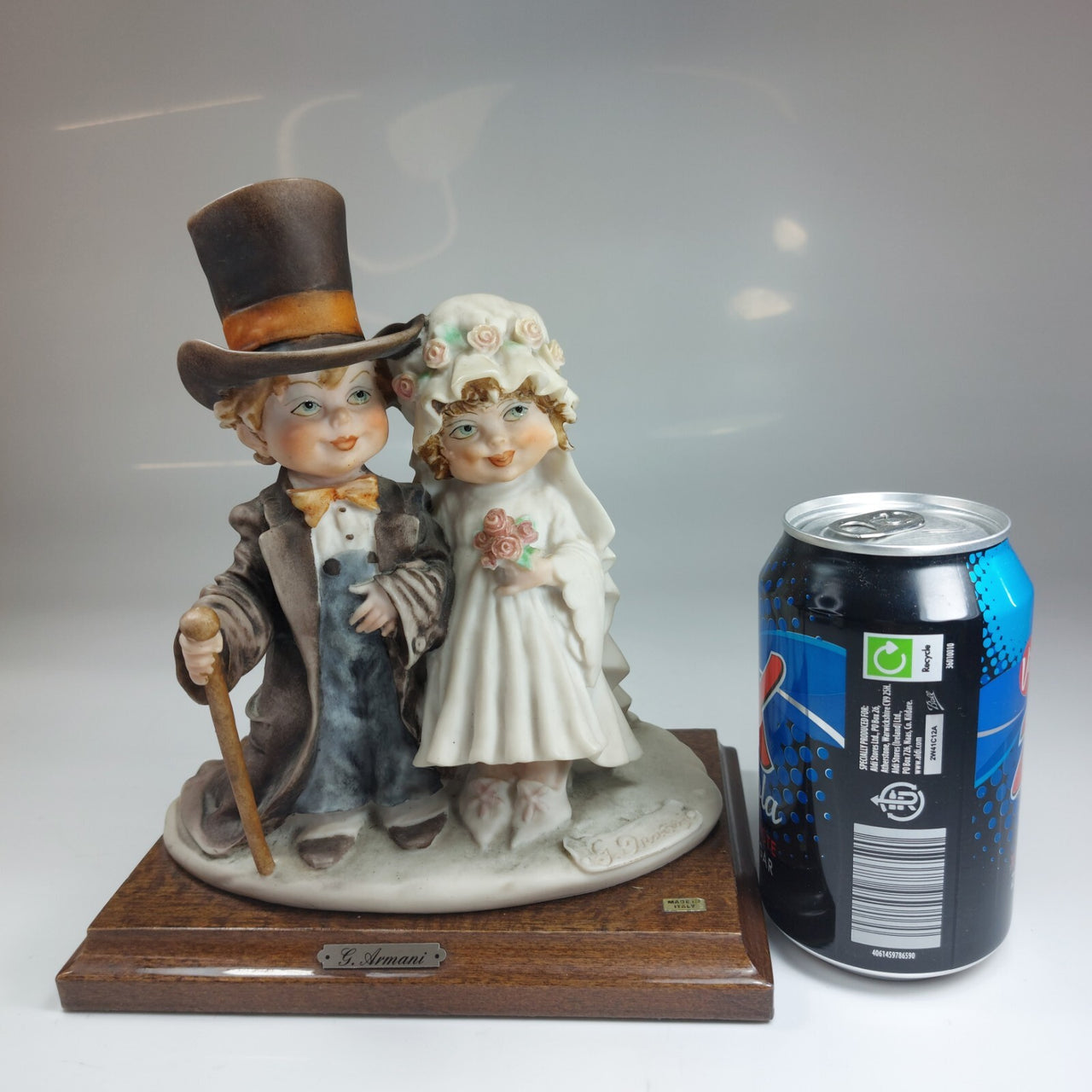 Vintage 1982 Giuseppe Armani Florence Italy Bride and Groom Figurine Statue.2