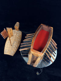 Thumbnail for Handmade Korean Turtle Ship Model Geobukseon War Boat Wood 15” Dragon Head Korea16