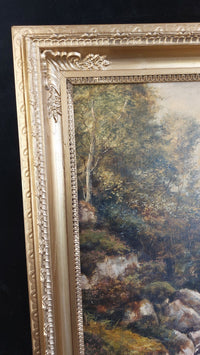 Thumbnail for Andrew Welch oil RCA painting gold Framed Welsh Landscape 29