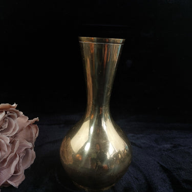 Vintage Brass Bud Vase 10