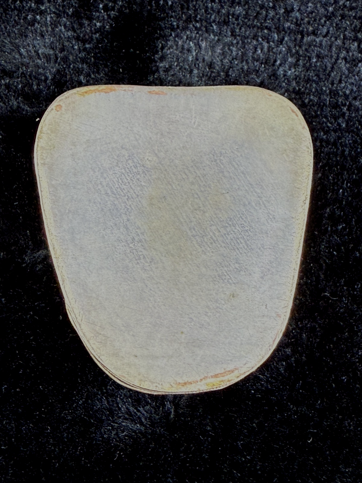 Chinese Odd Shaped Little Trinket Box With Mirrored Lid Porcelain Top decor.8