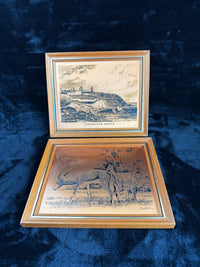 Thumbnail for VINTAGE Copper Etchings framed Animals Wild and Tynemouth Castle - A Perfect Set3