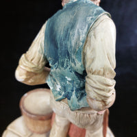 Thumbnail for Naturecraft Blacksmith Figurine 1973 Hand Painted Stonecraft Collectible 8