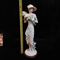 Thumbnail for Florence Armani Marguerite Figurine – 1731F Lady With Daisies, Box Mint 21