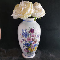Thumbnail for Franklin Mint Glory Alpine Chelsea Flower 1991 Large porc Vase Marjorie Blamey.11