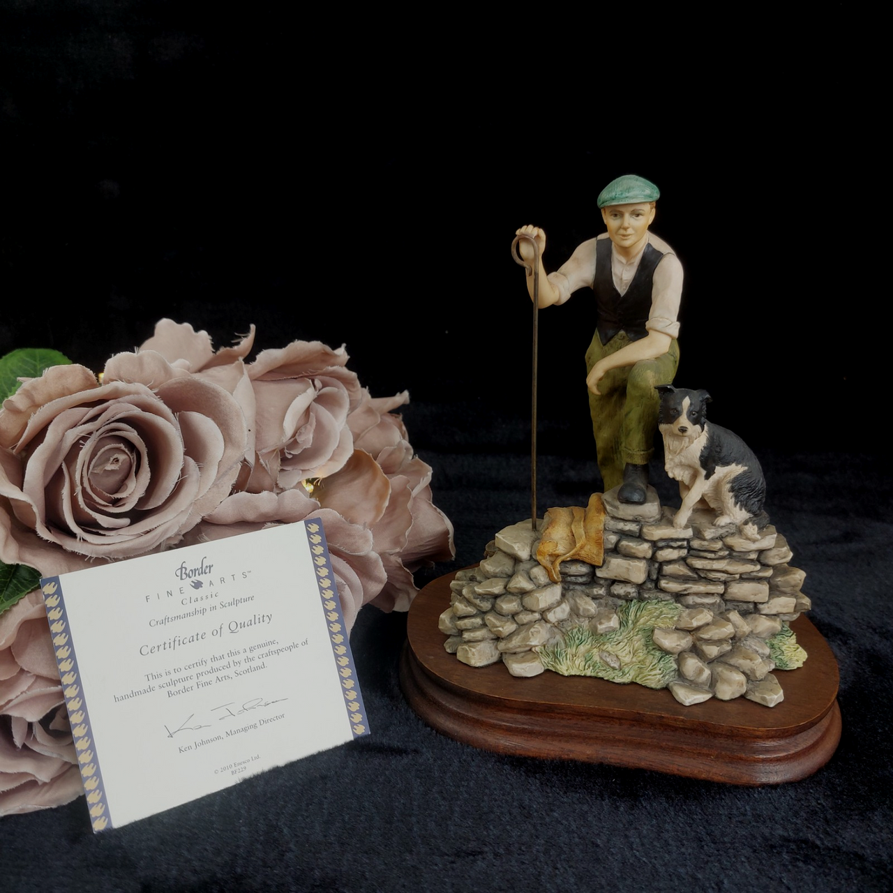 Border Fine Arts ’Time for Reflection’ JH19 by Ray Ayers 1987 cottage farm deco2