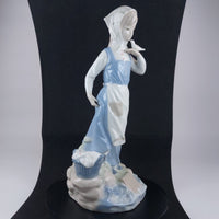 Thumbnail for Nadal Rare, collectable Lady with Basket & Bird Figurine see pictures. 28 c.2