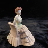 Thumbnail for Coalport Beau Monde Acceptable Clara Figurine 4.5in Porcelain Hand Decorate 19962