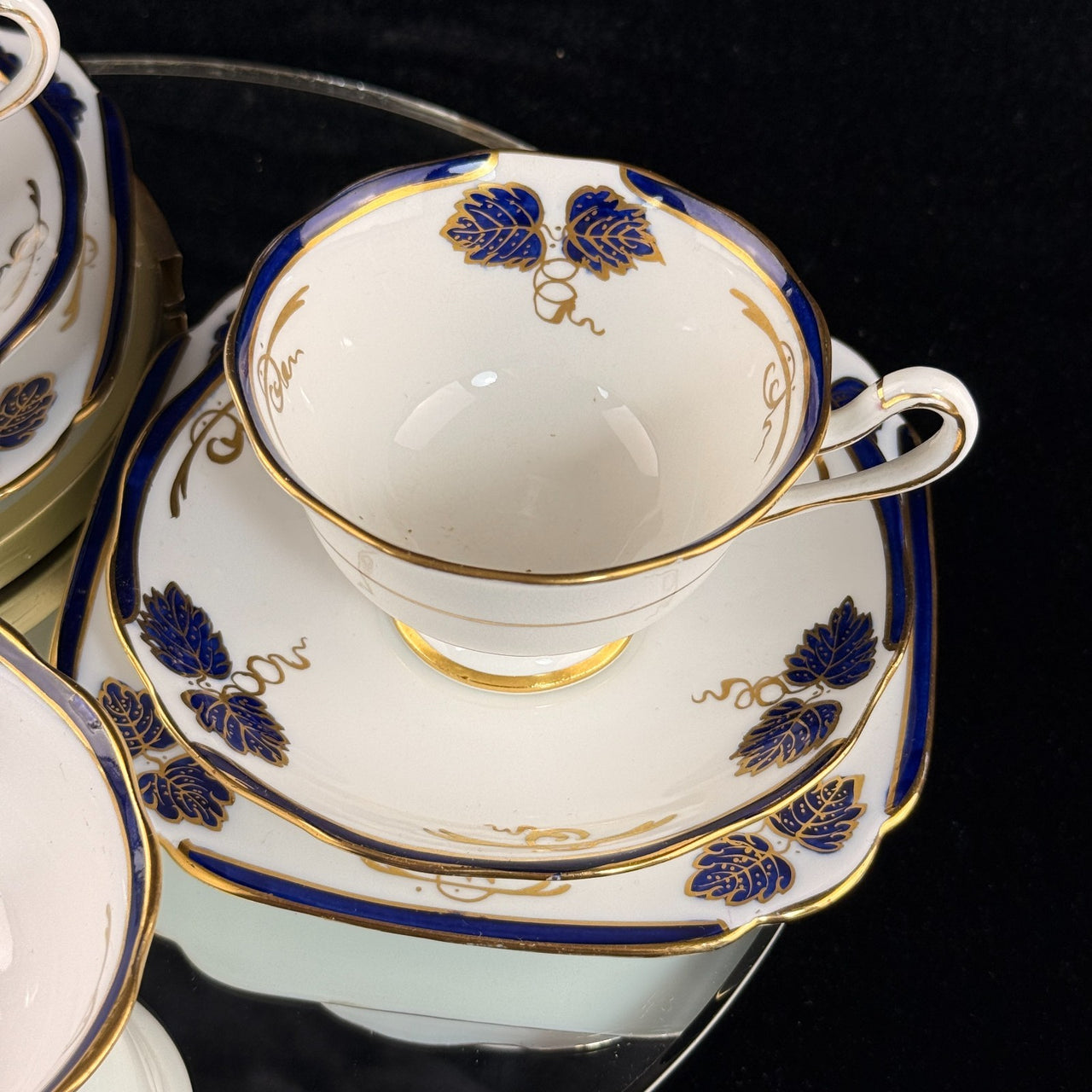 Royal Albert Rose Pink tea set of 3 &serving plate England stunning 7p tea set4
