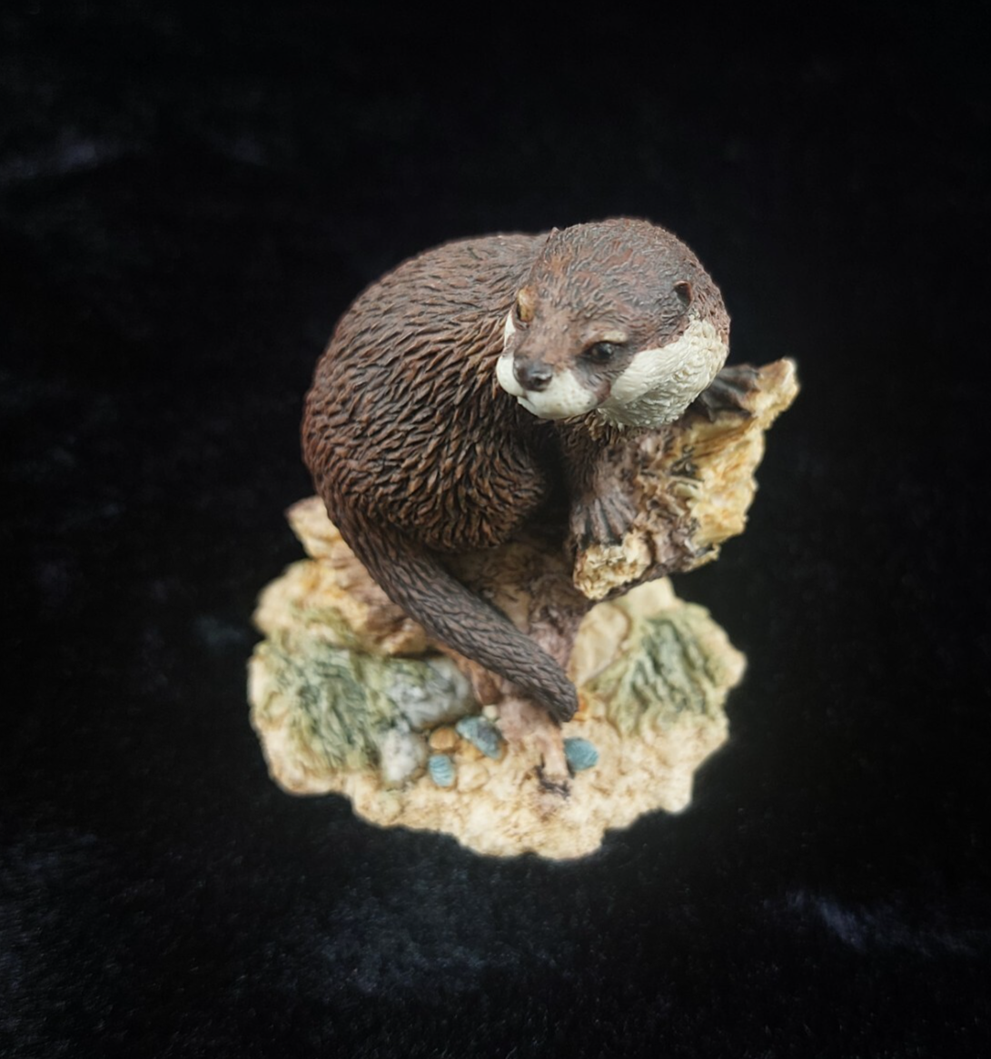Border Fine "River Arts Watch" - 1992 Otter Figurine -Hand Made in Scotland6
