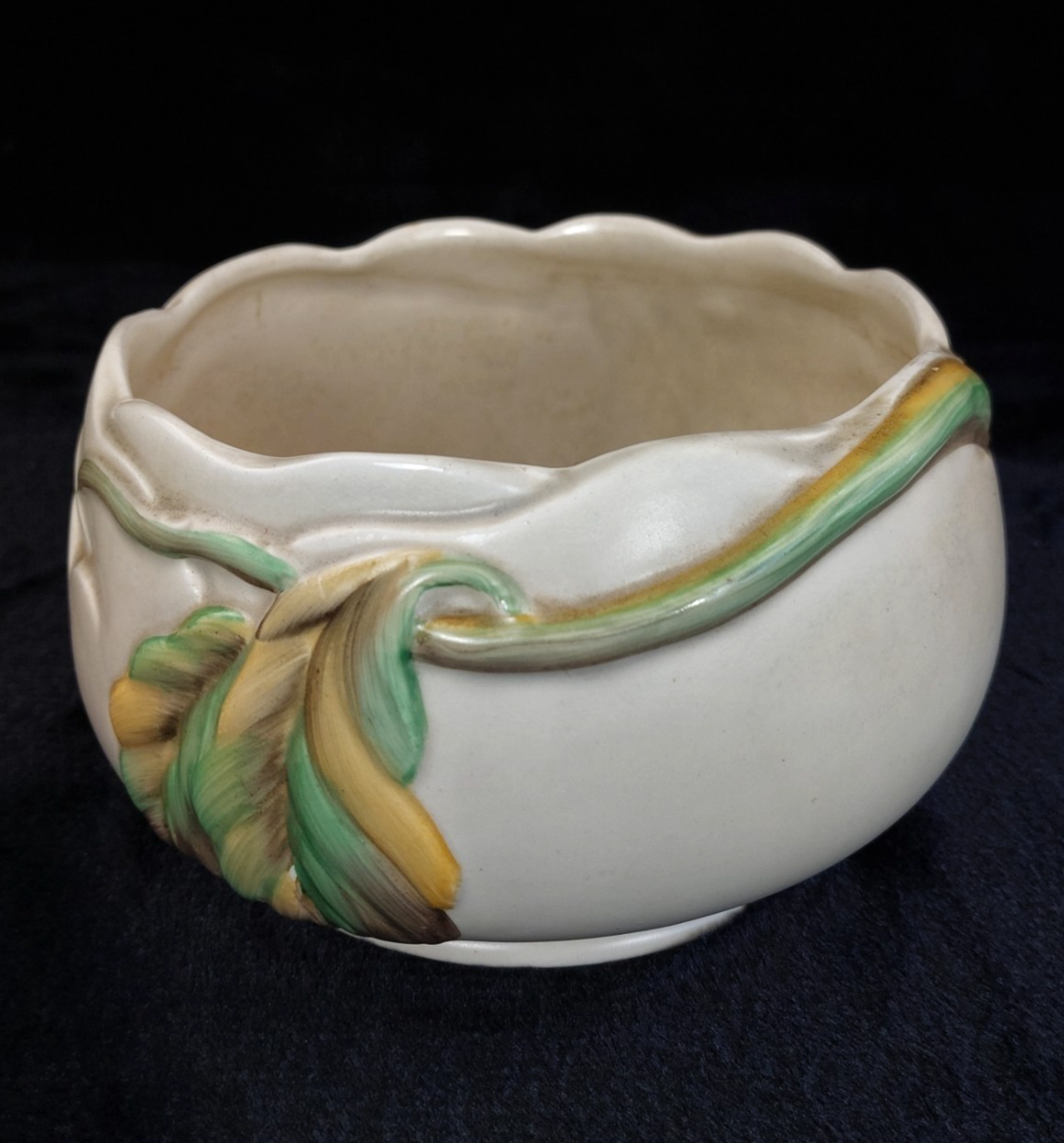 Original Clarice Cliff Bowl Floral Art Deco Pottery HandPainted collectable gift0