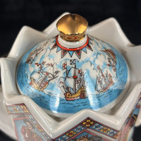 Thumbnail for Sadler I Elizabeth Teapot England 1588 Spanish Armada Crown Lid Rare Queen 606g14
