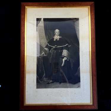 RARE 1820 Antique Engraving large print Sir Thomas Strange Knight, Chief Justice0