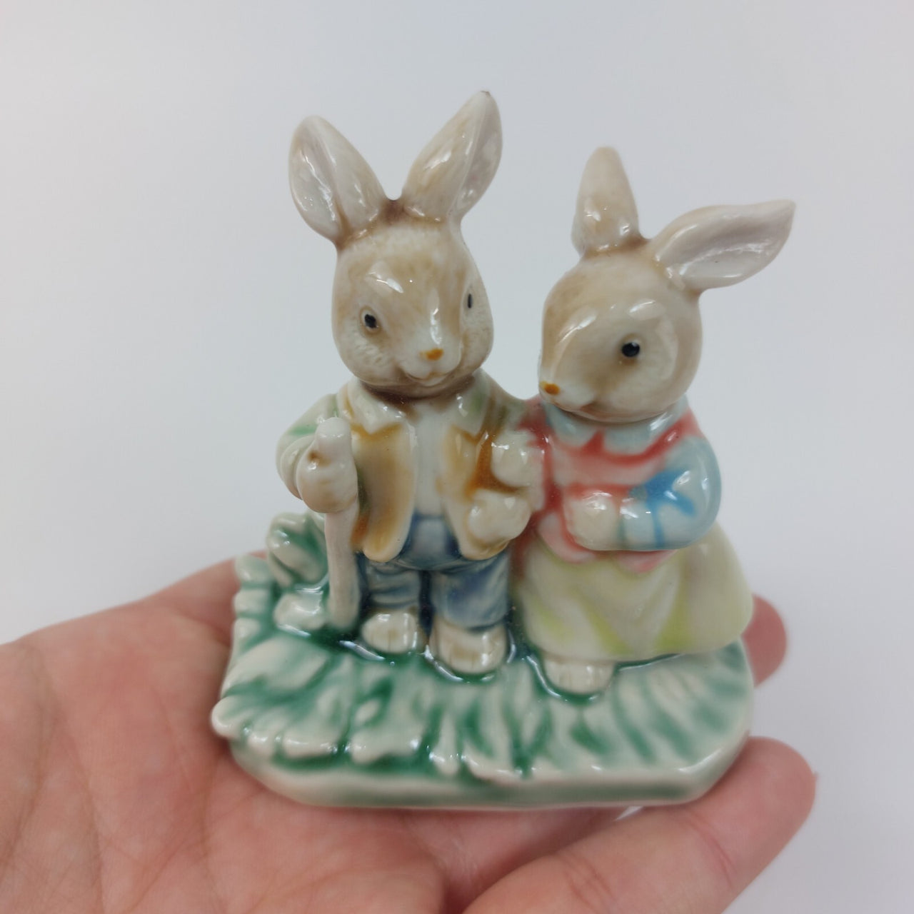 John Jenkins Woodland Tales Rabbit Figurine Boxed Christine Haworth kids Decor0